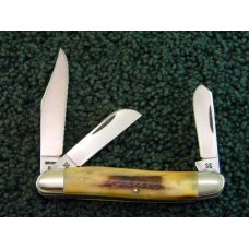 Case XX Stainless USA 3 Dot (1977) Blue Scroll 5347 HP SSP Stag Stockman Knife Case XX Stainless USA 3 Dot (1977) Blue Scroll 5347 HP SSP Stag Stockman Knife