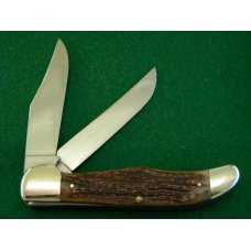Rare Case XX 1940-64 6265 Flat Blade Green Bone Folding Hunter Knife Rare Case XX 1940-64 6265 Flat Blade Green Bone Folding Hunter Knife