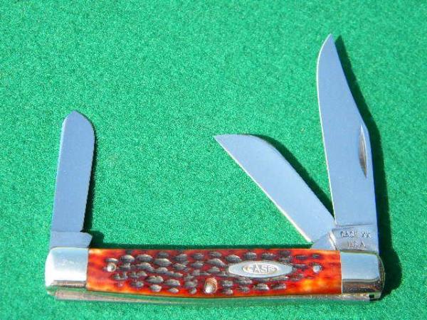 Case XX USA 1965-69 Bone 6392 3 Blade Stockman Case XX USA 1965-69 Bone 6392 3 Blade Stockman