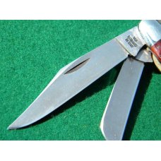 Case XX Stainless USA 1965-69 Bone 6347 HP SSP 3 Blade Stockman Knife