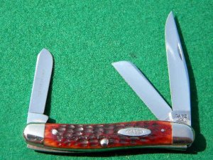 Case XX 1940-64 Bone 6318 HP 3 Blade Stockman - Mint