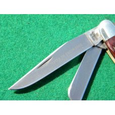 Case XX Stainless USA 1965-69 Bone 6318 HP SSP 3 Blade Stockman - Mint