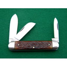 Vintage Made in USA Craftsman Etch Bone Cattle Pattern C. 1950's - Mint Vintage Made in USA Craftsman Etch Bone Cattle Pattern C. 1950's - Mint
