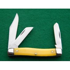 Schrade Walden NY USA 881Y Yellow Stockman Schrade Walden NY USA 881Y Yellow Stockman