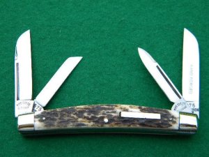 Vintage Fife Cut. Co. Solingen Germany 575 Stag Congress - Etched & Mint