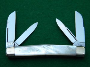 Vintage Hen & Rooster Voss Cut. Co. Solingen Germany Pearl Congress Knife