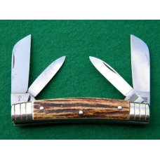 Vintage Heinr Boker & Co. Germany Stag 4 Blade Congress - Pre 1950 Vintage Heinr Boker & Co. Germany Stag 4 Blade Congress - Pre 1950