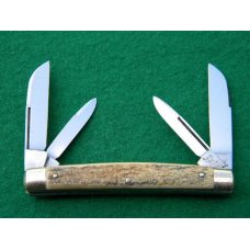 Vintage Hen & Rooster Voss Cut. Co. Solingen Germany Stag Congress Knife Vintage Hen & Rooster Voss Cut. Co. Solingen Germany Stag Congress Knife