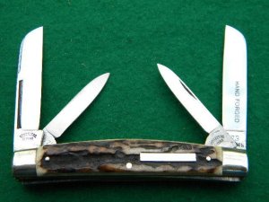 Voss Cut. Co. Solingen Germany 573 Stag 4 Blade Congress