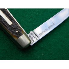 Hoffritz Germany Stag 4 Blade Congress - Etched Hoffritz Germany Stag 4 Blade Congress - Etched