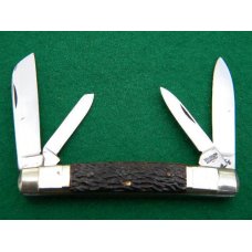 Schmidt & Ziegler German Bull Solingen Germany 8134 Bone 4 Blade Congress Schmidt & Ziegler German Bull Solingen Germany 8134 Bone 4 Blade Congress