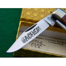 Cripple Creek USA by Bob Cargill 1983 Bone Gunstock Sachem - NIB Cripple Creek USA by Bob Cargill 1983 Bone Gunstock Sachem - NIB