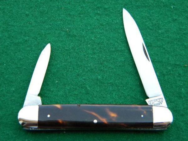 E Bruckmann Ohligs-Solingen, Germany Tortoise Shell 2 Blade - C. 1891-1956 E Bruckmann Ohligs-Solingen, Germany Tortoise Shell 2 Blade - C. 1891-1956