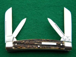 Vintage J.A. Henckels Germany 923 Stag 4 Blade Congress - Mint