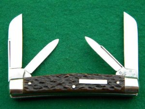 Vintage J.A. Henckels Germany 923 Bone 4 Blade Congress - Mint
