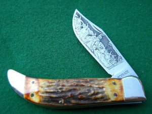 Schrade Stag Clasp Knife 