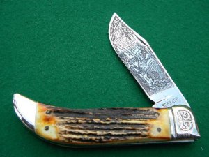 Schrade Stag Clasp Knife 