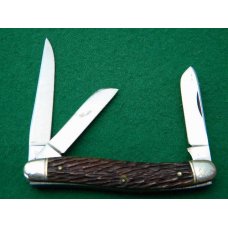 John Primble Belknap Hdw. & Mfg. Co. 916 Peachseed Bone Stockman - C. 1950's John Primble Belknap Hdw. & Mfg. Co. 916 Peachseed Bone Stockman - C. 1950's