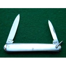 E Bruckmann Ohligs-Solingen, Germany Pearl 2 Blade w/Bail - C. 1891-1956 E Bruckmann Ohligs-Solingen, Germany Pearl 2 Blade w/Bail - C. 1891-1956