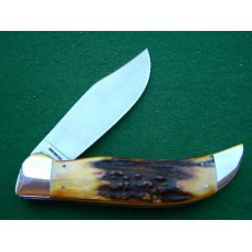 Case XX USA 5172 SSP 3 Dot (1977) Blue Sroll Stag Clasp Knife - Mint Case XX USA 5172 SSP 3 Dot (1977) Blue Sroll Stag Clasp Knife - Mint