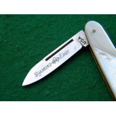 Shapleigh USA Diamond Edge Pearl Pen Knife Etched Shapleigh USA Diamond Edge Pearl Pen Knife Etched