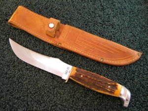 Case XX USA 1965-69 Stag 523-6 Sheath Knife - Mint