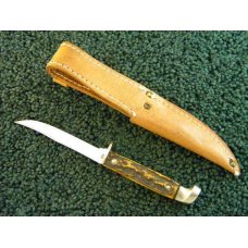 Case XX USA 1965-69 Stag M5F Sheath Knife - Mint Case XX USA 1965-69 Stag M5F Sheath Knife - Mint