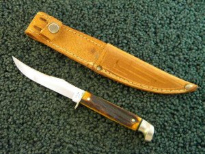 Case XX USA 1965-69 Stag 523-3 1/4 Sheath Knife - Mint