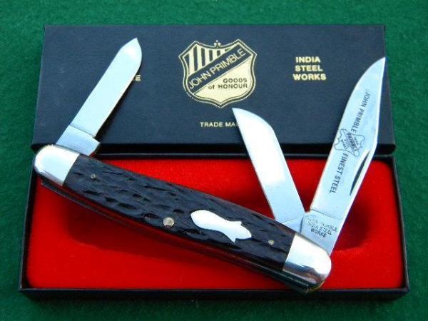 John Primble India Steel Works Bone Stockman - NIB John Primble India Steel Works Bone Stockman - NIB