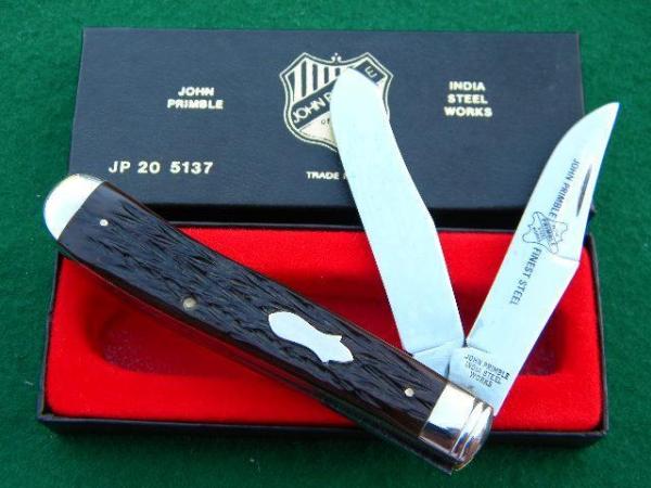 John Primble India Steel Works 1989 Bone 5137 Trapper - NIB John Primble India Steel Works 1989 Bone 5137 Trapper - NIB