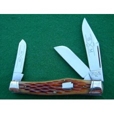 Schatt & Morgan Titusville PA. 1991 Bone Railsplitter Stockman - NIB Schatt & Morgan Titusville PA. 1991 Bone Railsplitter Stockman - NIB