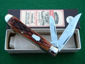 Schatt & Morgan Titusville PA. 1991 Bone Mini Trapper - NIB