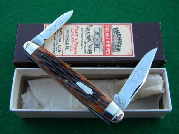 Schatt & Morgan Titusville PA. 1991 Bone Pen Knife - NIB Schatt & Morgan Titusville PA. 1991 Bone Pen Knife - NIB