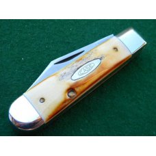 Case XX SS USA 5235 1/2 SSP 10 Dot (1980) 75th Anniversary Stag Jack Knife - Mint
