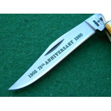 Case XX SS USA 52109X SSP 10 Dot (1980) 75th Anniversary Stag Baby Copperhead Knife - Mint Case XX SS USA 52109X SSP 10 Dot (1980) 75th Anniversary Stag Baby Copperhead Knife - Mint