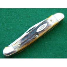 Case XX SS USA 52109X SSP 10 Dot (1980) 75th Anniversary Stag Baby Copperhead Knife - Mint Case XX SS USA 52109X SSP 10 Dot (1980) 75th Anniversary Stag Baby Copperhead Knife - Mint