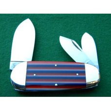 Fight'n Rooster Red White & Blue Elephant Toe/Sunfish Whittler Knife - Mint Fight'n Rooster Red White & Blue Elephant Toe/Sunfish Whittler Knife - Mint