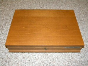 Case Collector's Wood Flip Top Storage/Display Box