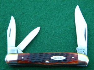 Case XX USA 10 Dot (1970) Bone 6308 Whittler Knife - Mint