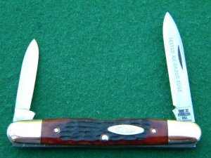 Case XX Stainless USA 10 Dot (1970) Bone 06263 SSP Eisenhower Knife - Mint