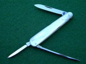Case XX Stainless 83088 SS Pearl Lobster Knife C. 1940-1964 - Mint