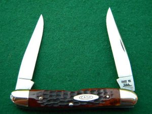 Case XX USA 9 Dot (1971) Bone Muskrat Knife - Mint