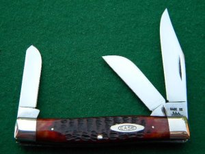 Case XX USA 9 Dot (1971) Bone 6392 Stockman Knife - Mint