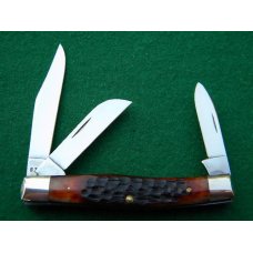 Case XX USA 9 Dot (1971) Bone 6332 Stockman Knife - Mint Case XX USA 9 Dot (1971) Bone 6332 Stockman Knife - Mint