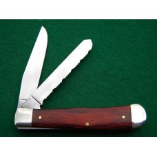 Case XX USA 1 Dot (1999) Rosewood 7254 SS Trapper Knife - NIB Case XX USA 1 Dot (1999) Rosewood 7254 SS Trapper Knife - NIB