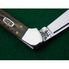 Case XX USA Stainless 2000 Pocket Worn Bone 61749L SS Little Copperlock Knife - NIB Case XX USA Stainless 2000 Pocket Worn Bone 61749L SS Little Copperlock Knife - NIB