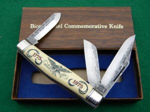Parker Bicentennial Commemorative Stockman Knife 1775-1975 