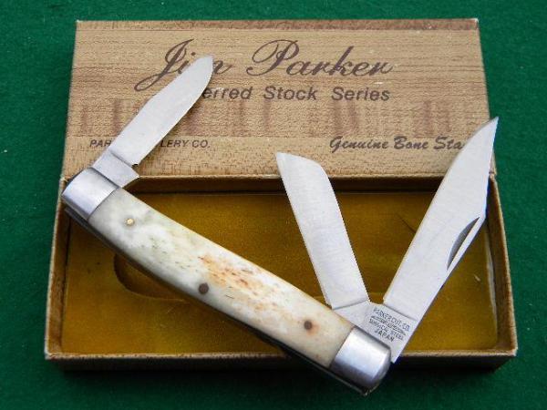 Parker Cut. Co. Japan Bone Stockman Knife Parker Cut. Co. Japan Bone Stockman Knife
