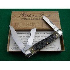 Parker Frost USA 1978-2 Schrade Bison Bone Stockman Knife - NIB Parker Frost USA 1978-2 Schrade Bison Bone Stockman Knife - NIB