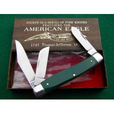American Eagle Parker Schrade Walden Cut. E4 USA 1743 Thomas Jefferson 1826 Stockman Knife - NIB American Eagle Parker Schrade Walden Cut. E4 USA 1743 Thomas Jefferson 1826 Stockman Knife - NIB